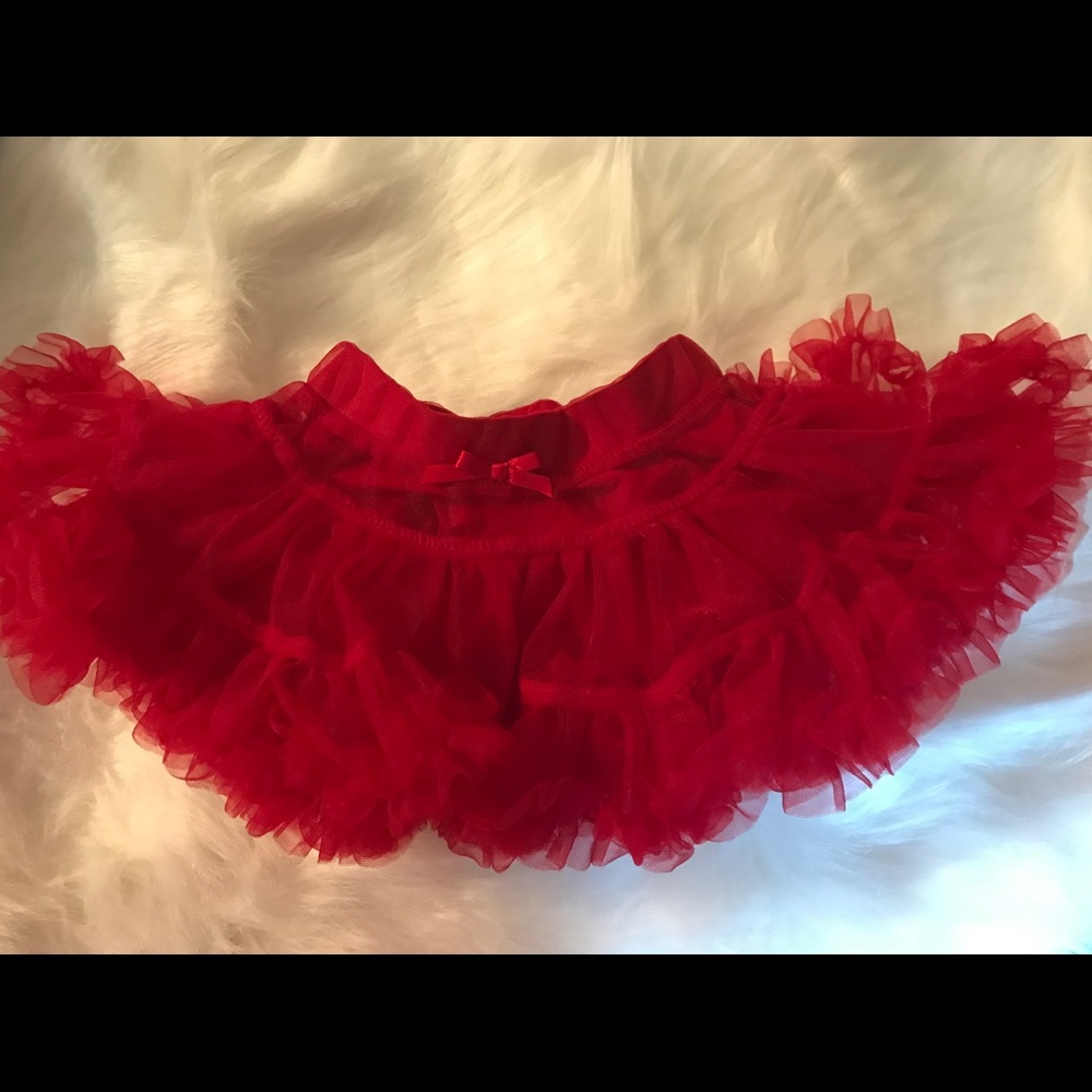 New Red Baby Girl TuTu 0-3 Months